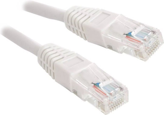 XtendLan U/UTP Kat.5e Ethernet-Netzwerkkabel 0.5m Weiß 1Stück