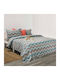 Whitegg Sheet Sets Queen with Elastic 170x200+28cm. Φαν67 2 4pcs