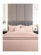 Sunshine Sheet Sets Double Flannel with Elastic 150x205+30cm. Flannel 2048 Pink 4pcs
