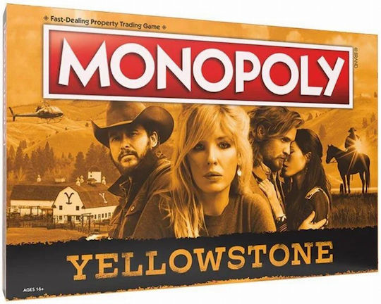 Επιτραπέζιο Παιχνίδι Monopoly: Yellowstone για 2-6 Παίκτες 16+ Ετών (EN) Winning Moves