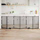 vidaXL Wooden Dog Divider with 6 Panels 300x90c...