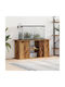 vidaXL Aquarium Stand Βάση Ενυδρείου Ντουλάπι με Ραφιέρα