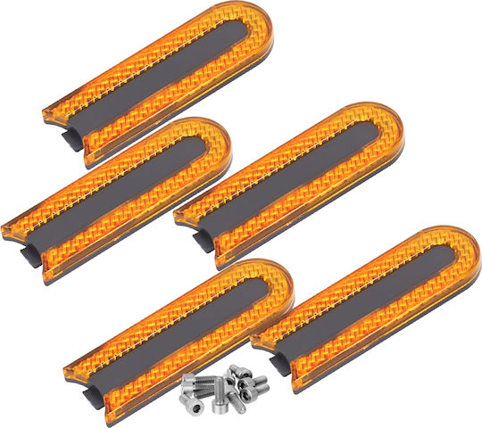 Avizar Set 5 Motor Side Front Reflectors Xiaomi Mi 3 Orange