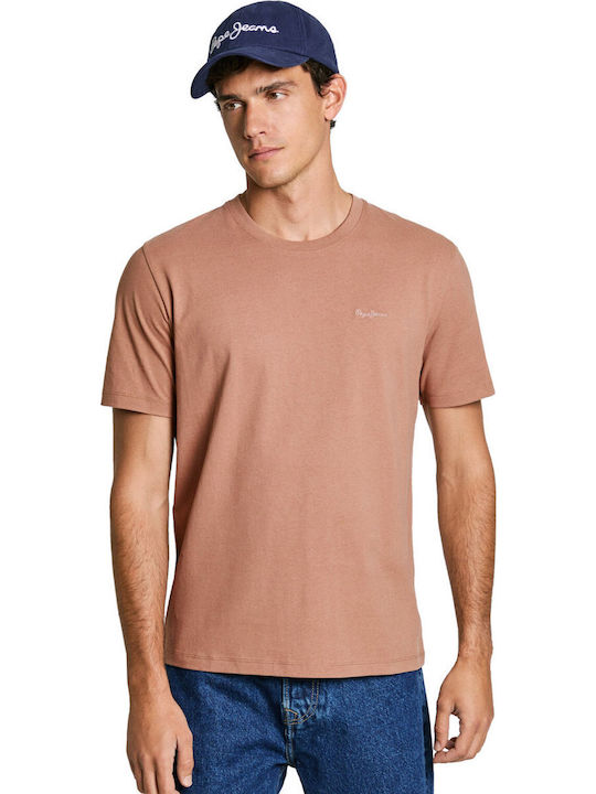 Pepe Jeans 'connor' T-shirt Stag Brown