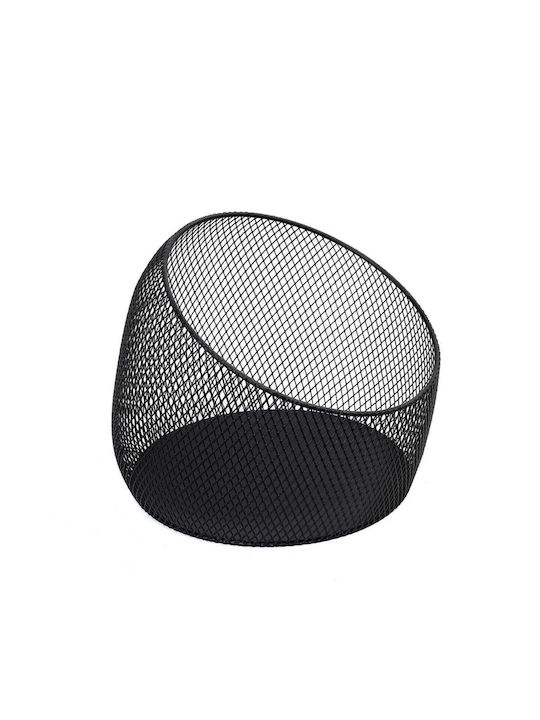 Espiel Coș Decorativ Metalic Negru 28x28x22cm