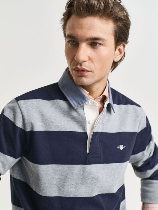 Polo Μπλούζα Μακρυμάνικη Gray