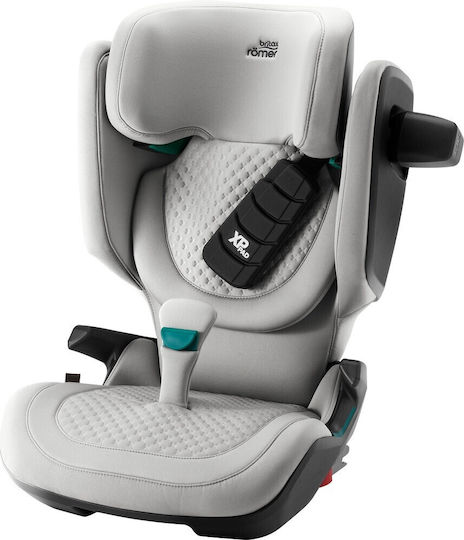 Britax Romer Kidfix Pro Style Καθισματάκι Αυτοκινήτου High-back Booster i-Size με Isofix Linen Grey 15-36 kg
