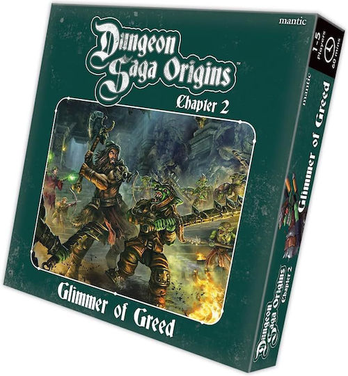 Επέκταση Παιχνιδιού Dungeon Saga Origins: Glimmer of Greed για 1-5 Παίκτες 10+ Ετών (EN) Mantic