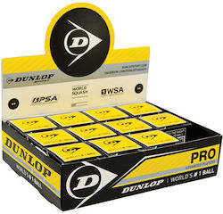 Dunlop Pro Dublu Mingii Squash 12 Bucăți