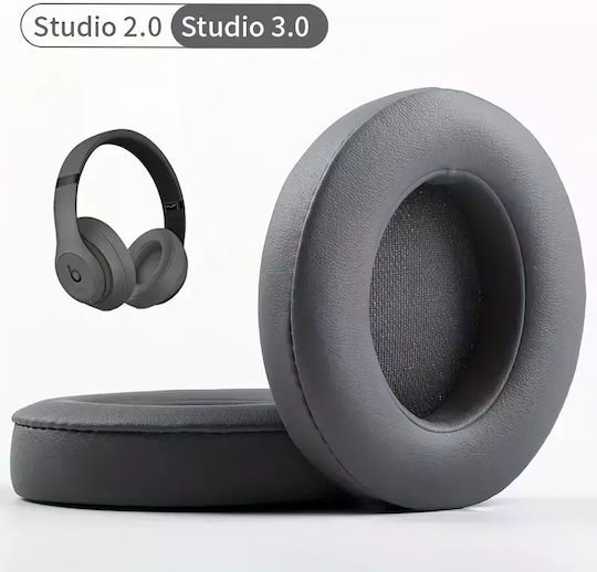 Replacement Ear Pads for Beats Studio 2.0/3.0 Headphones Pair - Grey