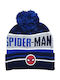 Spiderman Kinder Mütze Gestrickt Blau