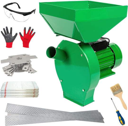 2 In 1 Electric Grinder Cobi Smart Green Model 3.9 Kw 3200 Rpm Drum 20 Hammers Winding 1