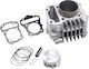 Tobaki Motorcycle Pistons & Cylinders Set 54mm for Honda Wave