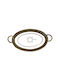 Bormioli Rocco Rund Serviertablett in Gold Farbe 53x25.6cm 1Stück