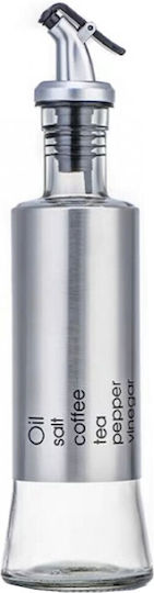 Glass Oil Vinegar Dispenser 300 Ml Silver