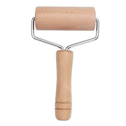 Practical Wooden Rolling Pin Handle Spreading Dough Pizza Donuts
