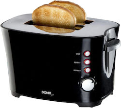 Domo Toaster 2 Schlitze 850W Schwarz