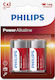 Μπαταρίες Αλκαλικές Philips C 2 Τεμ