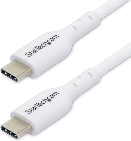 StarTech USB 2.0 Kabel USB-C männlich - USB-C 60W PD Weiß 3m USB2CC3MWHE