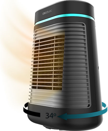 Cecotec Keramik Heizlüfter Boden Schwarz 1500W