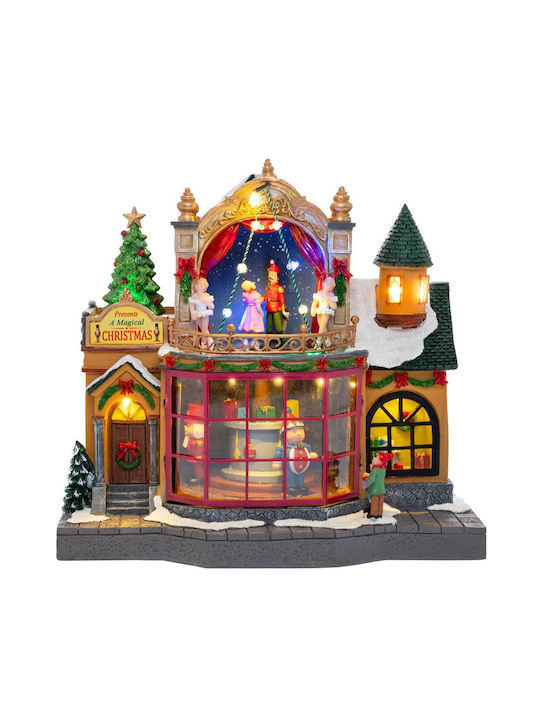 Iliadis Christmas Decorative with Electric with Music and Movement 30.5x28.5x18.5cm.