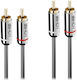 Lindy Kabel 2x RCA-Stecker - 2x RCA-Stecker 5m 35348