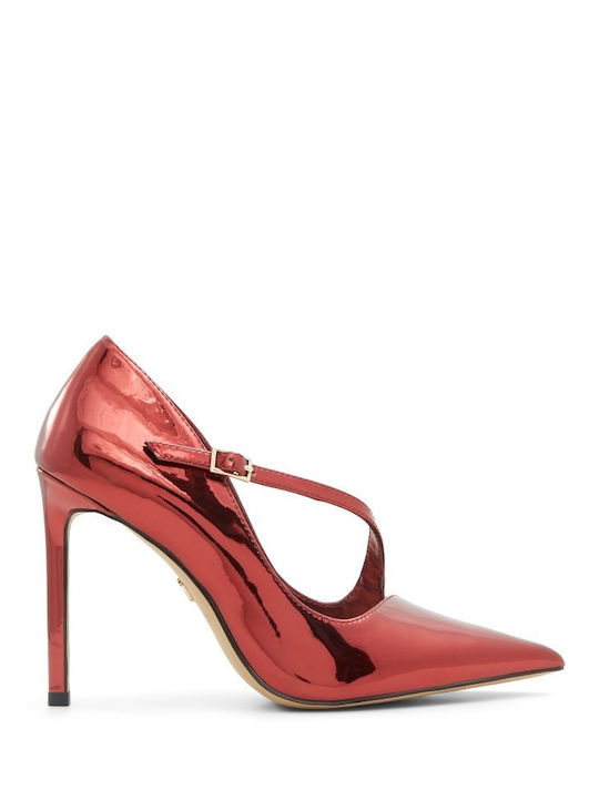 Aldo Patent Leather Red Heels