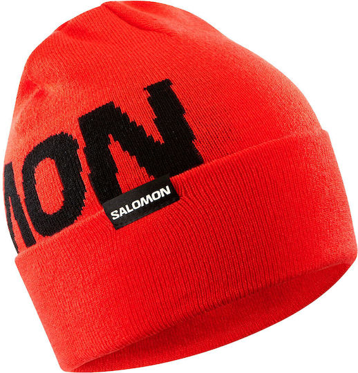 Beanie Unisex Σκούφος Πλεκτός σε Μαύρο χρώμα