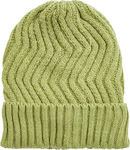Verde Beanie Γυναικείος Σκούφος Πλεκτός σε Πράσ...