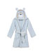 Nima Kids Hooded Bathrobe Light Blue