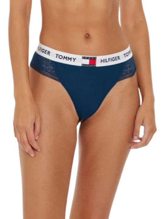 Tommy Hilfiger Damen Zeichenfolge mit Spitze Da...