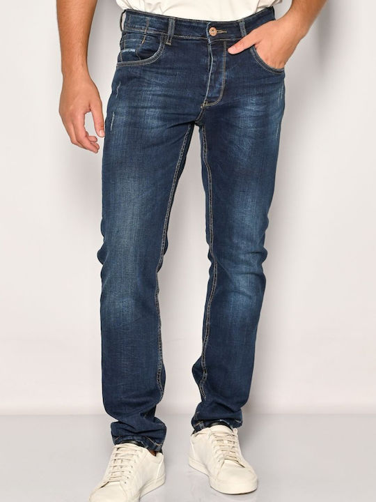 Herren Jeanshose Elastischer Regular Fit Blaue
