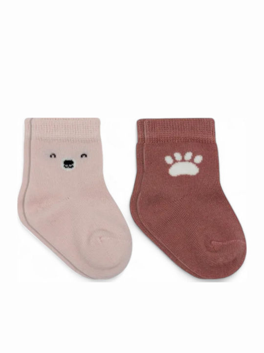 Biorganic Șosete pentru Copii Pink 2 Perechi