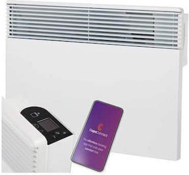 Intuis Tactic Θερμοπομπός Τοίχου 2000W με Ηλεκτρονικό Θερμοστάτη και WiFi Λευκός