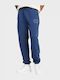 Athletics Sweatpants with Elastic Blue