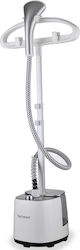 Techwood Ατμοκαθαριστής Ρούχων Δαπέδου 2000W με Δοχείο 2.8lt Λευκός