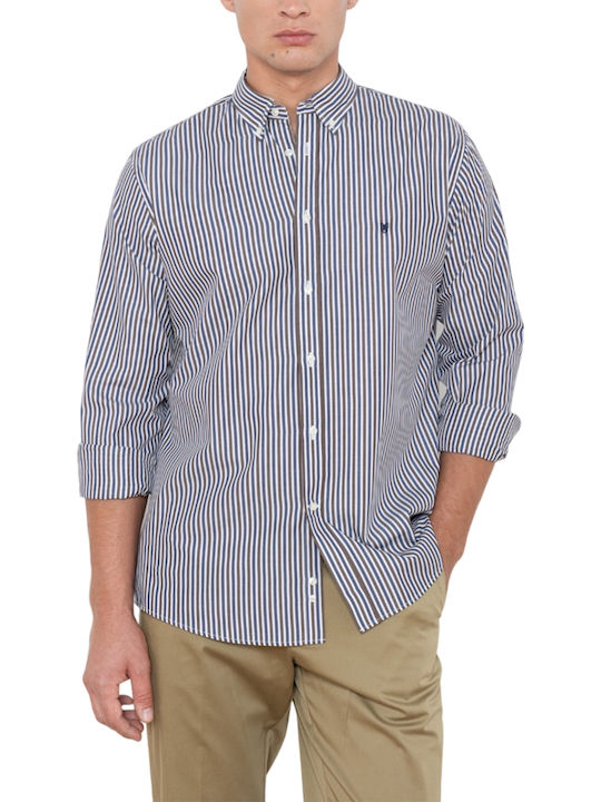 The Bostonians Acorn Long-sleeved Cotton Shirt ...