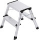 Hailo Ladder Aluminum with 2 Steps