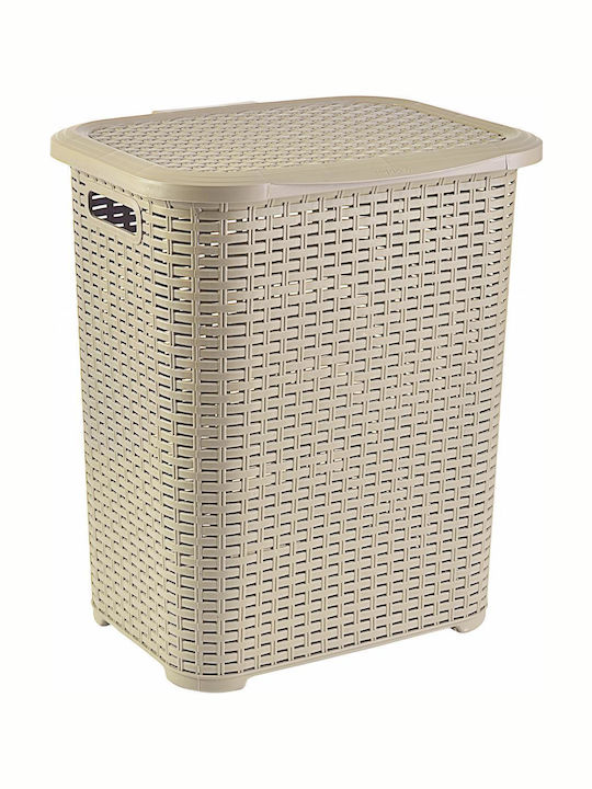 Cos Pl.tip Rattan 45 L Beige 34.5x41x46 Cm
