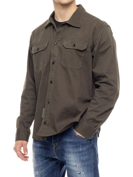 Langärmlig Hemd Olive
