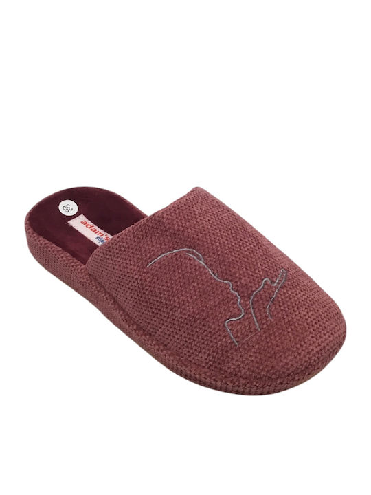 Adam's Shoes Anatomische Damen Hausschuhe Burgu...