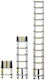 G21 Telescopic Ladder Aluminum of Steps with Maximum Height 3.2m