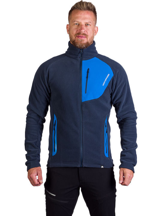 Northfinder Ανδρική Ζακέτα Fleece Μπλε