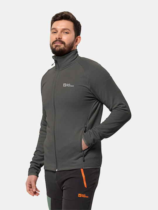 Ανδρική Ζακέτα Fleece Γκρι