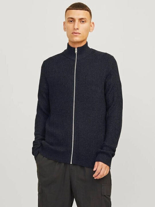 Jack & Jones Men's Knitted Cardigan Navy Blazer...