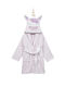 Nima Kids Hooded Bathrobe Lilac