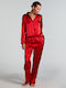 Hunkemöller Winter Women's Pajama Trousers Chili Pepper