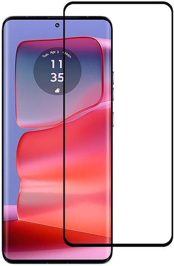 Edge Glue 9h Hd 3D Tempered Glass Μαύρο (Motorola Edge 50 Pro)