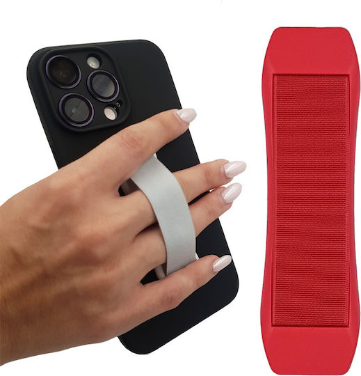 Sonique Finger Holder Grip Διακοσμητικό Κινητών Κόκκινο