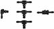 Κλιπ Ford Ranger '06-'11 Mazda Bt-50 '06-'12 Un 2.5/3.0 16v Ρακορ Σωληνα Επιστροφης Πληρες Σετ 3+1+1τμχ